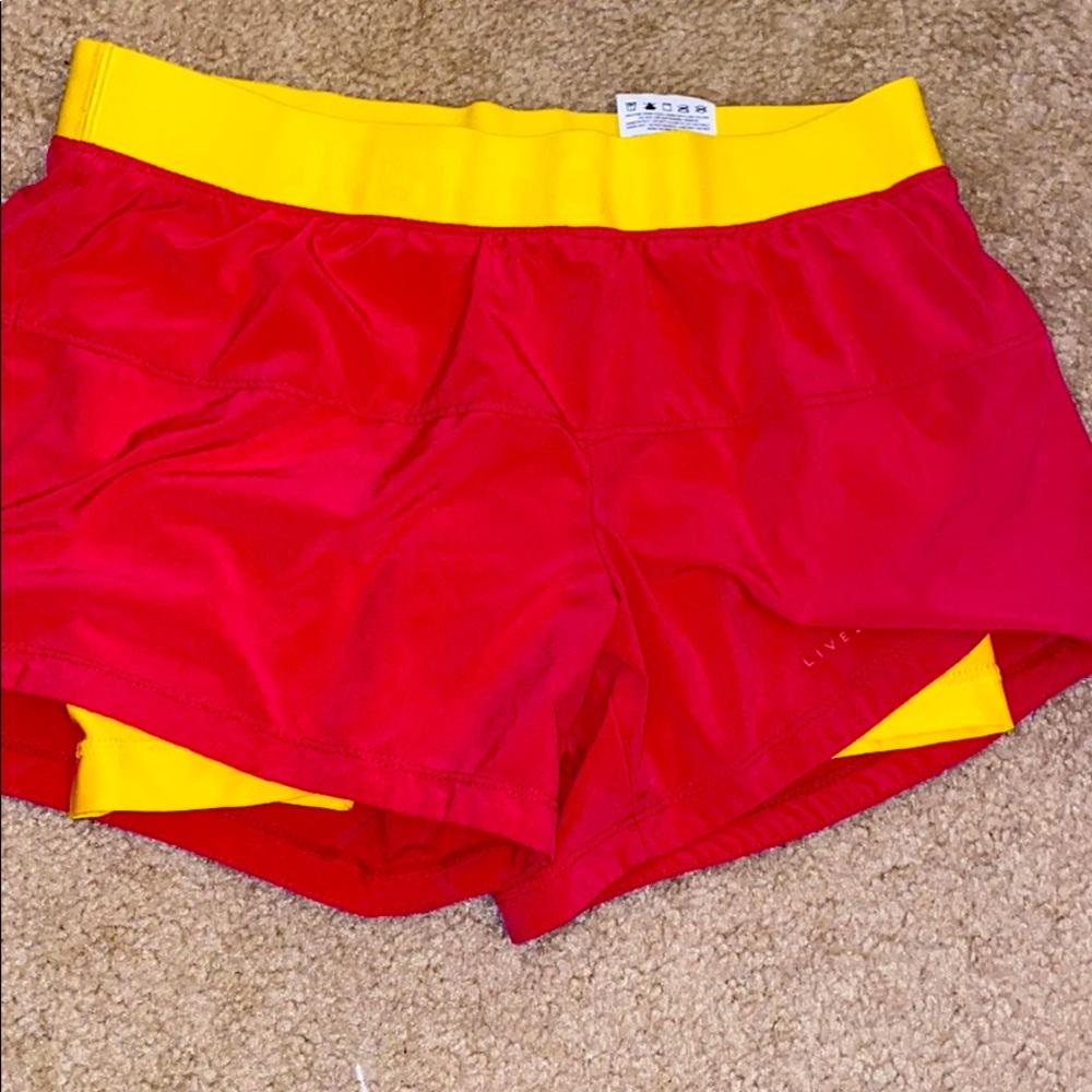 Red Nike Running shorts